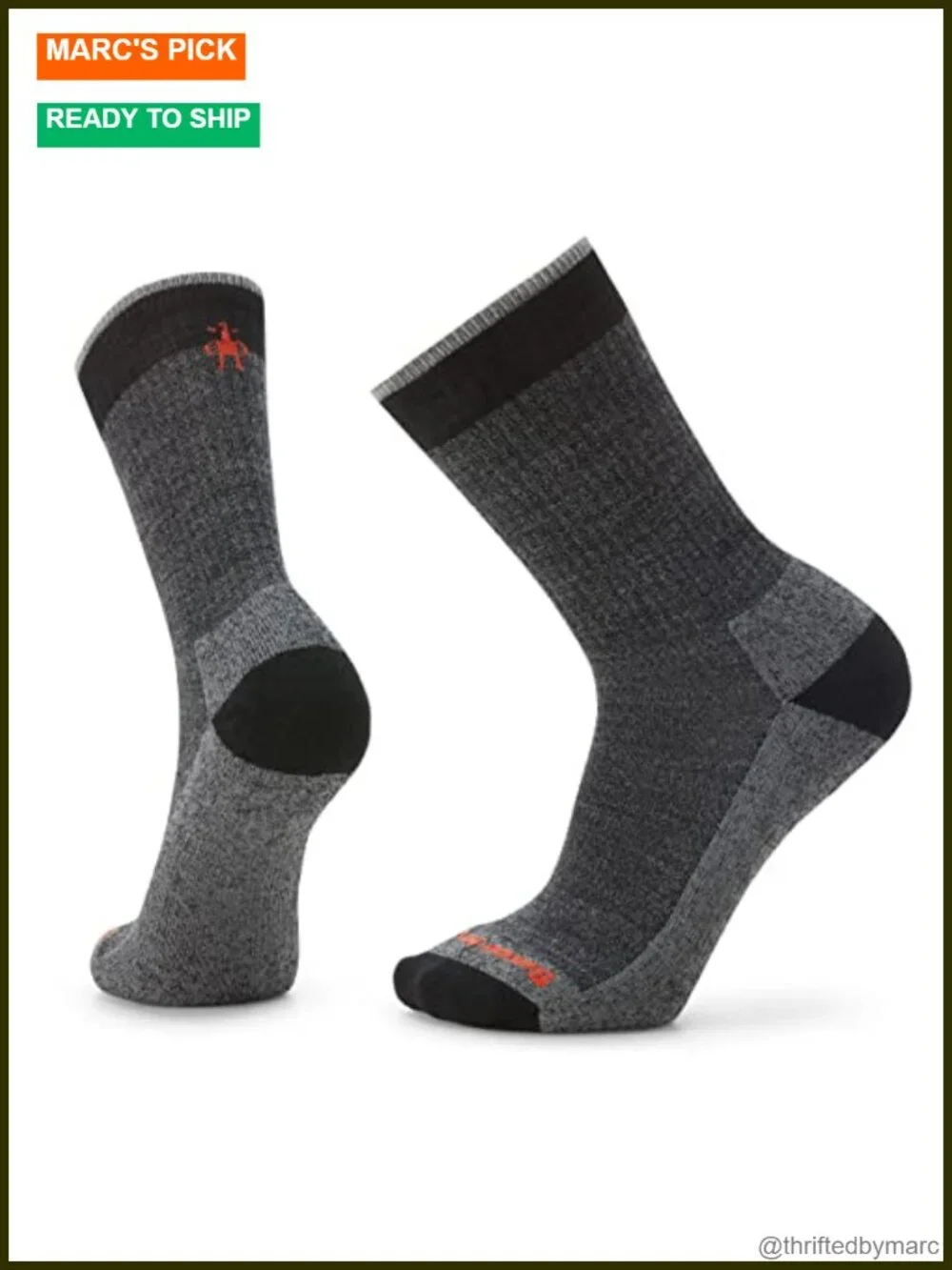 Smartwool Unisex Everyday Rollinsville Crew Socks - Wool Blend
